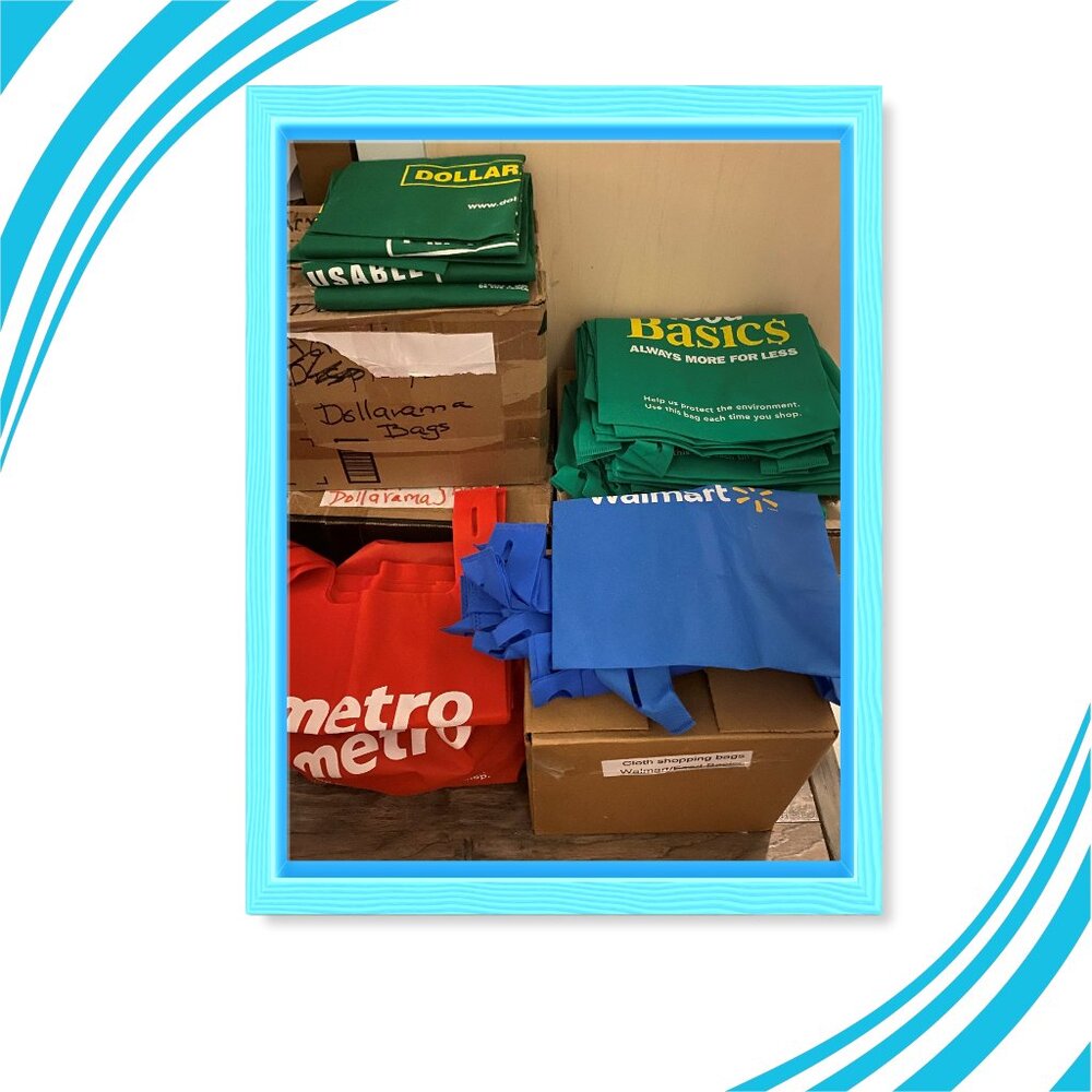 Recyclable Grocery bags (large or small)